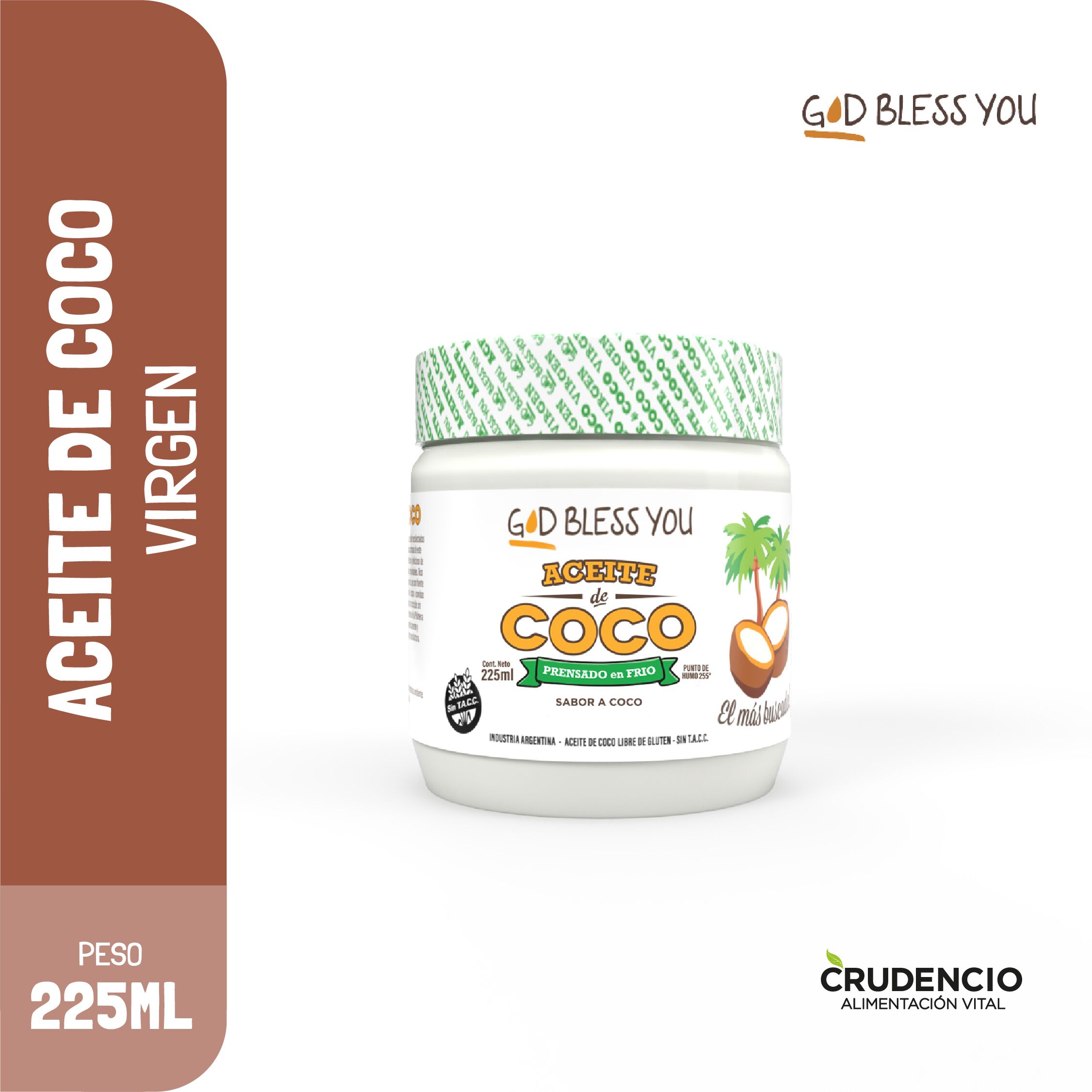 ACEITE DE COCO VIRGEN 225ML