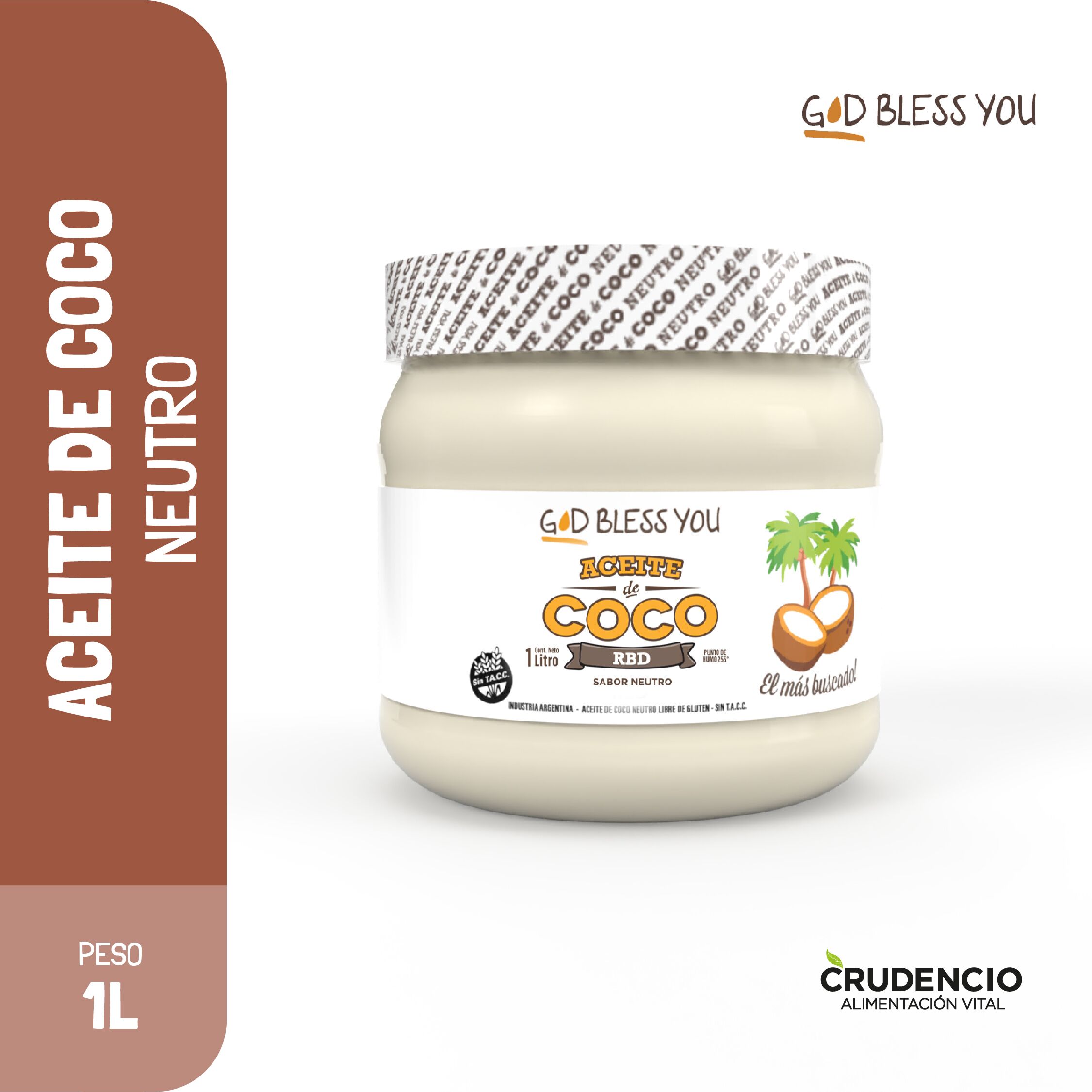 ACEITE DE COCO NEUTRO 1L