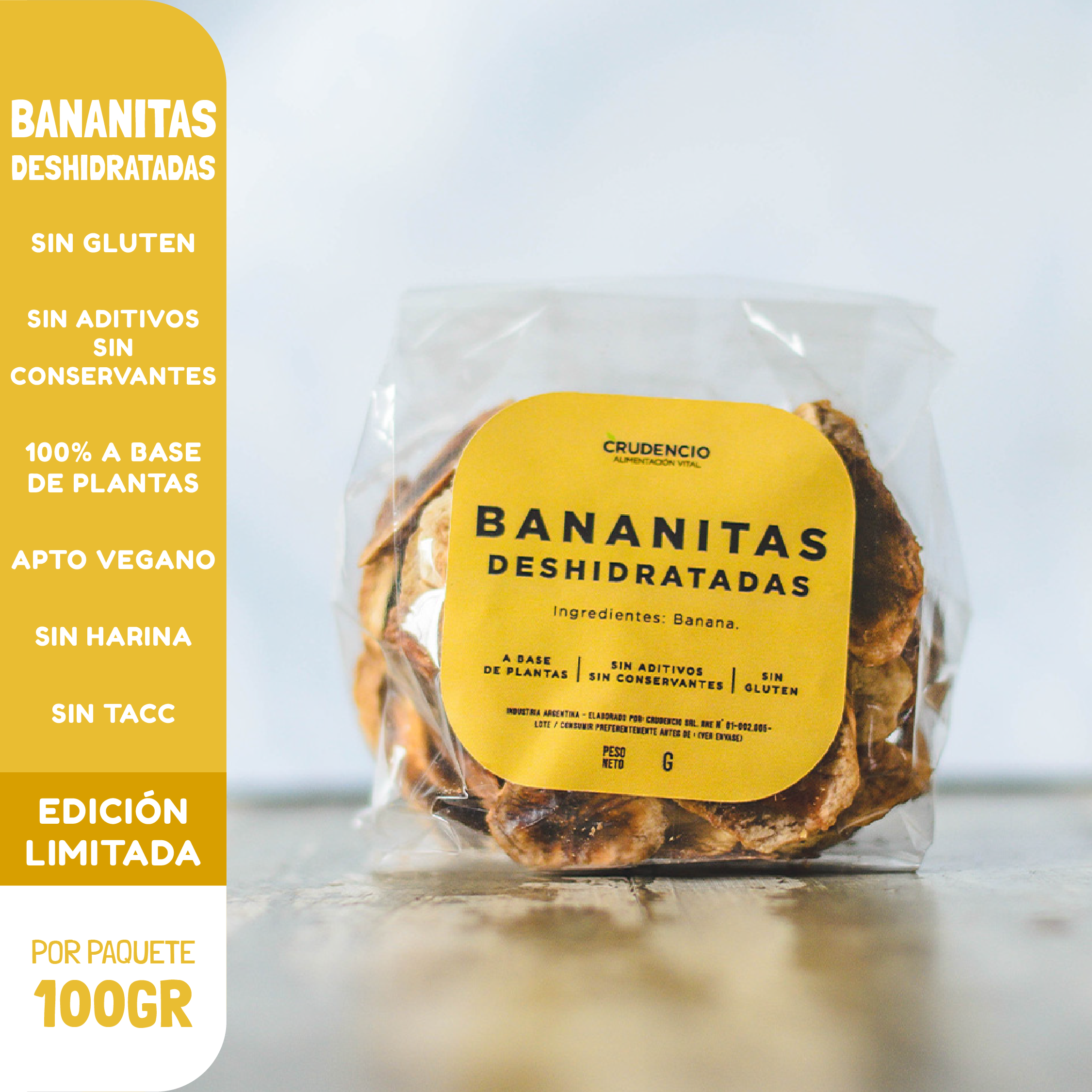 BANANITAS DESHIDRATADAS