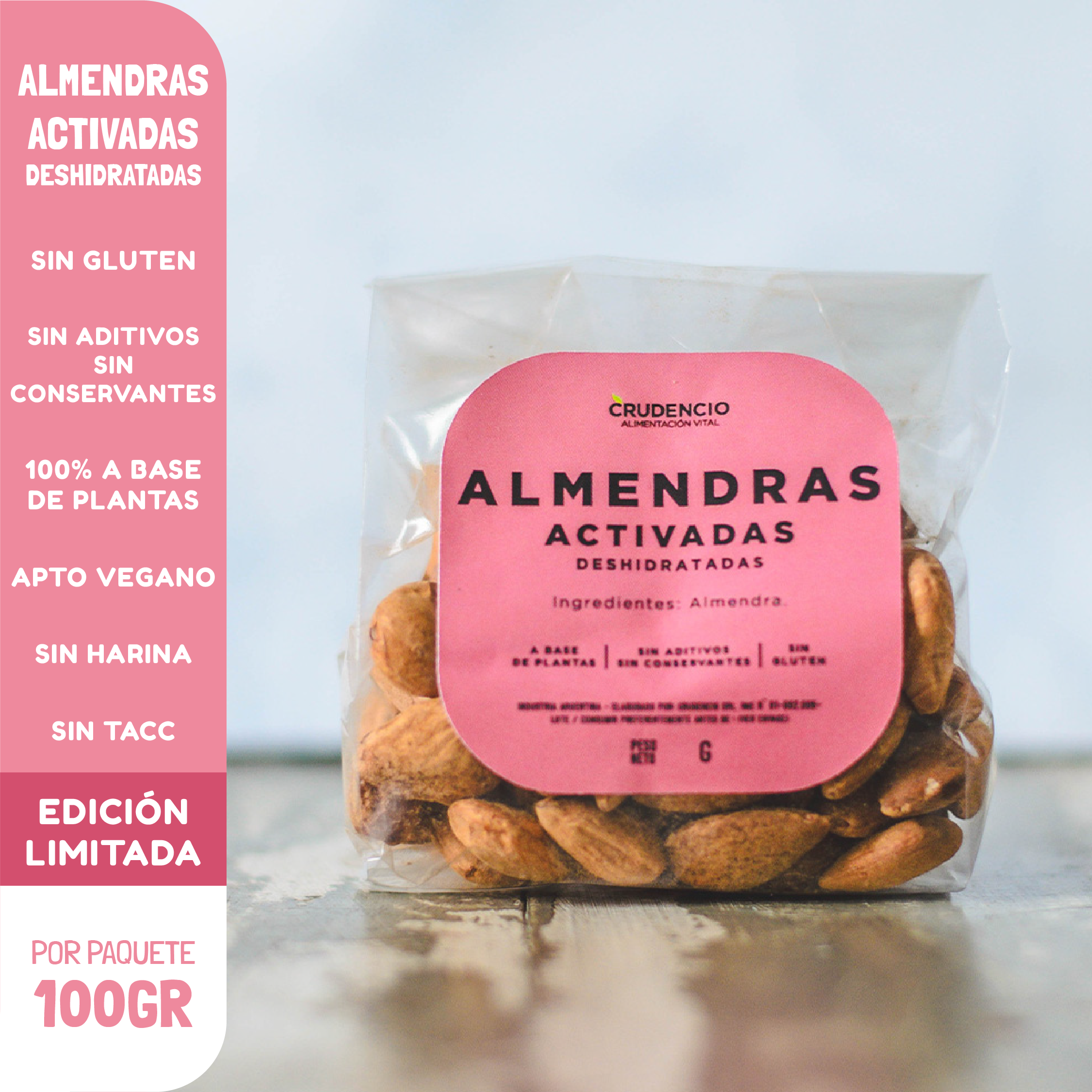 ALMENDRAS ACTIVADAS Y DESHIDRATADAS